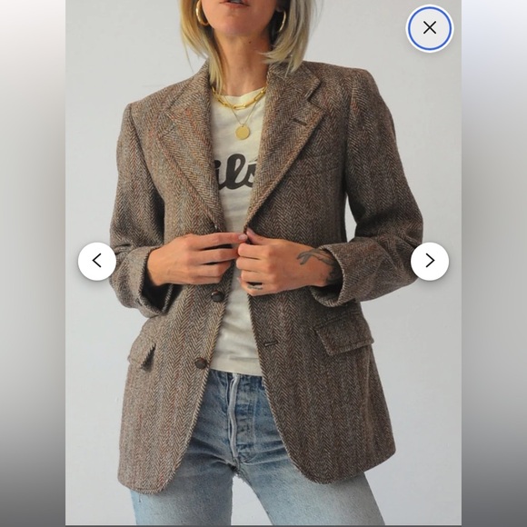 VTG 1980s tweed Brooks Bros blazer - Picture 3 of 7